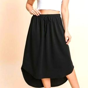 VANILLA BAY High Low Midi Skirt